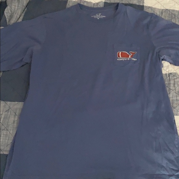 Vineyard Vines Other - Vineyard Vines Blue Football T-Shirt